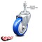 Service Caster 4 Inch Blue Polyurethane Wheel Swivel 3/8 Inch Threaded Stem Caster SCC SCC-TS20S414-PPUB-BLUE-381615 - alternate 2